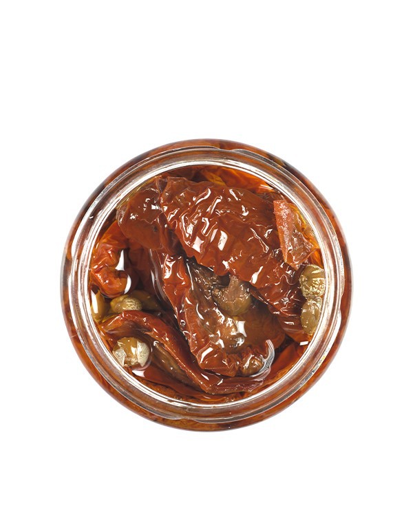 Pomodorini capperi e olive in olio