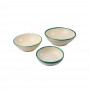 Rimmed salad bowl
